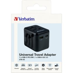 Universal-Reiseadapter UTA-02, Verbatim