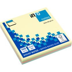 Haftnotiz Sticky Notes Würfel, inFO notes