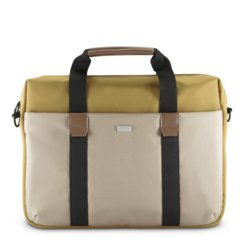Laptop-Tasche Silvan 15,6" - 16,2", 420mm breit, Tiefe 50mm, beige/curry