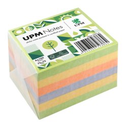 Haftnotiz Spring-Mix, 75mm breit, limonengrün, rapsgelb, orange, violett