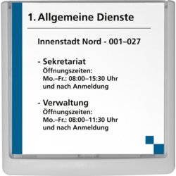 Türschild CLICK SIGN, DURABLE