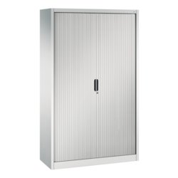 Omnispace Rollladenschrank, 1200mm breit, Tiefe 420mm, lichtgrau RAL 7035