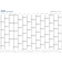 Jahresplaner Lumocolor® 2026, Verwendung für Jahresplanung, weiß
