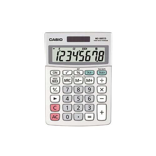 CASIO® Tischrechner MS-88 ECO