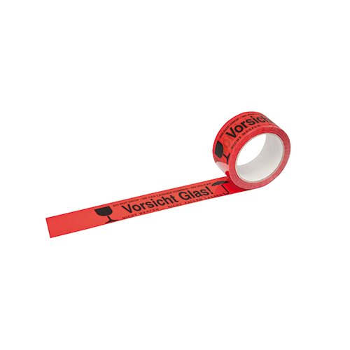 Signalklebeband Vorsicht Glas