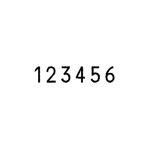 REINER Paginierstempel Numeroteur B6 23 x 5 mm (B x H)