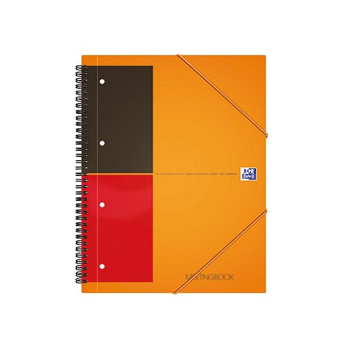 Oxford Collegeblock International Meetingbook DIN A4+ liniert mit Rand innen/außen