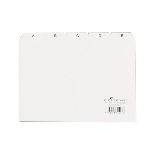 DURABLE Leitkarte DIN A5 quer