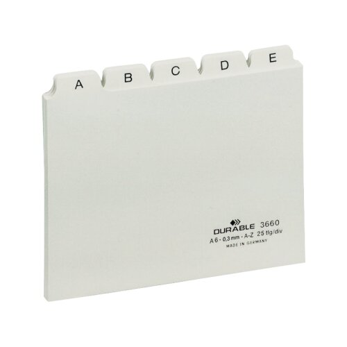 DURABLE Leitkarte DIN A6 quer