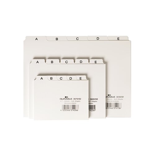 DURABLE Leitkarte DIN A5 quer