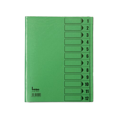 Bene Ordnungsmappe 230 g/m² 12 Fächer