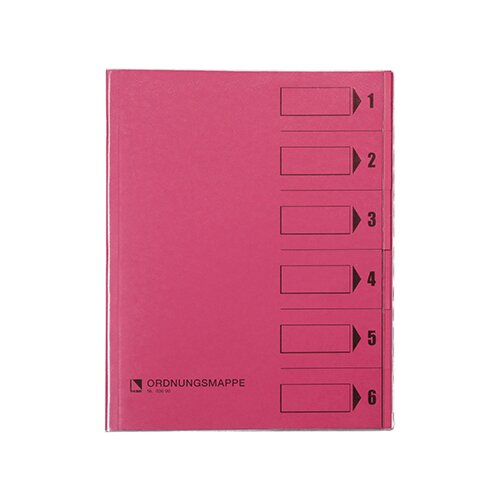 Bene Ordnungsmappe 250 g/m² 6 Fächer