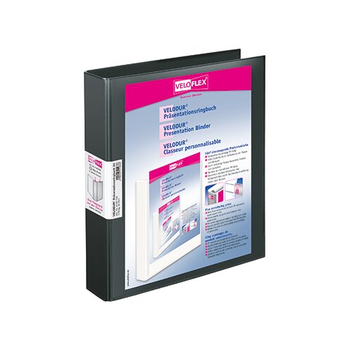 Veloflex Präsentationsringbuch VELODUR® 40 mm DIN A4 2 Ringe, D-Mechanik