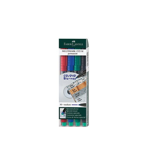 Faber-Castell Folienstift MULTIMARK 1525 4 St./Pack.