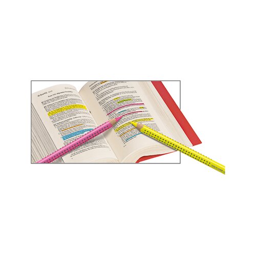 Faber-Castell Trockentextmarker Jumbo GRIP neon