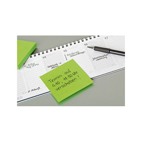Post-it® Haftnotiz Notes neon 76 x 76 mm (B x H)