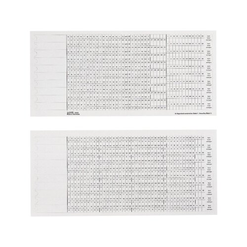 Leitz Organisationsstreifen 100 St./Pack. A-Z, 1-31, I-XII