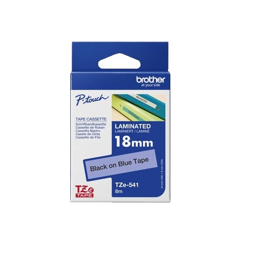 Brother Schriftbandkassette P-touch 18 mm x 8 m (B x L) TZe-541