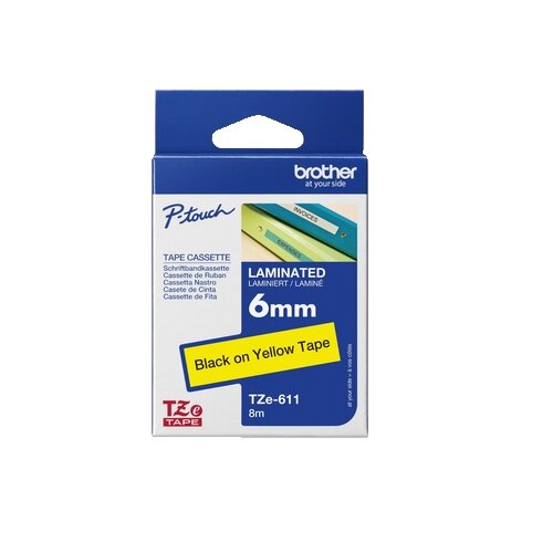 Brother Schriftbandkassette P-touch TZe-611