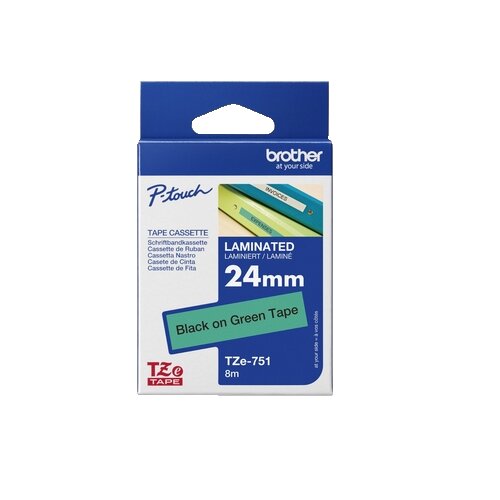 Brother Schriftbandkassette P-touch 24 mm x 8 m (B x L) TZe-751