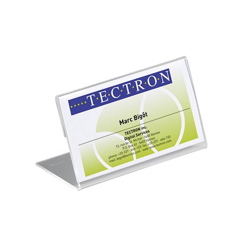 DURABLE Tischnamensschild L-Form 10 St./Pack.