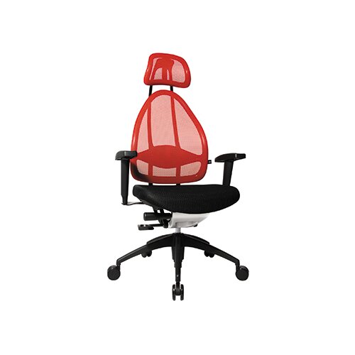 TOPSTAR Bürodrehstuhl Open Art® Edition mit Kopfstütze rot