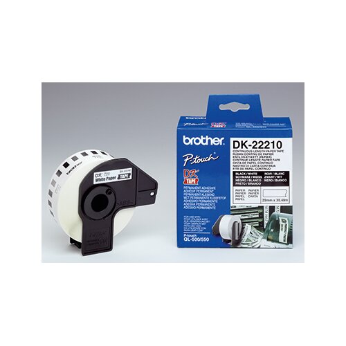 Brother Endlosetikett DK-22210 29 mm x 30,5 m (B x L)