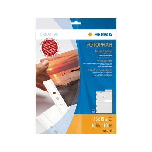 HERMA Fotohülle Fotophan 10 x 15 cm (B x H) 8 Fotos/Hülle