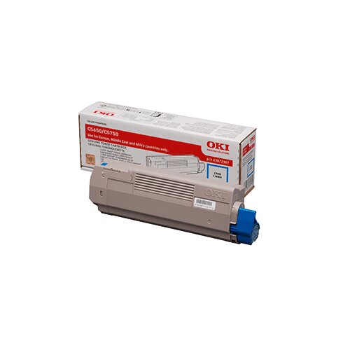 OKI Toner 43872307 cyan