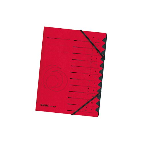 Herlitz Ordnungsmappe Qualitiy 12 Fächer