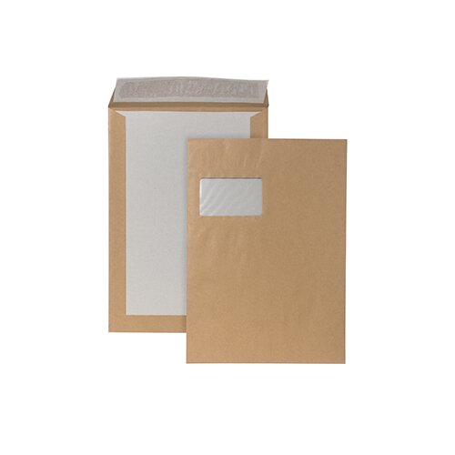 POSTHORN Papprückwandtasche DIN C4 braun 100 St./Pack.