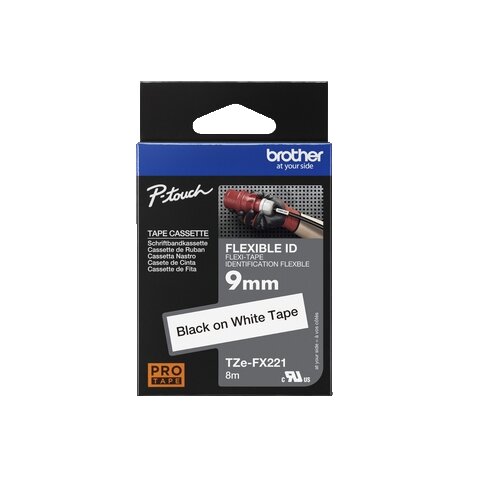 Brother Schriftbandkassette P-touch TZe-FX221