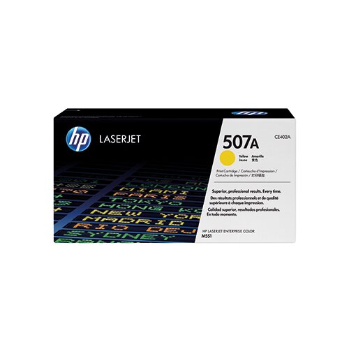HP Toner 507A gelb