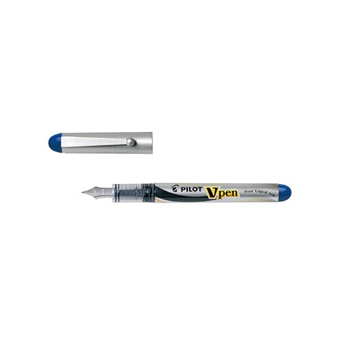 PILOT Füllfederhalter V-Pen silver löschbar