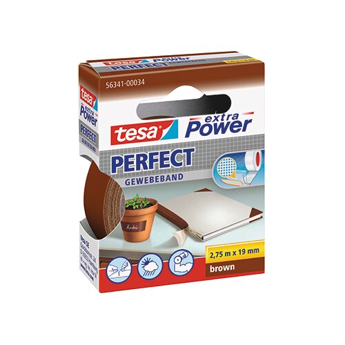 tesa® Gewebeband extra Power® Perfect 19 mm x 2,75 m (B x L)