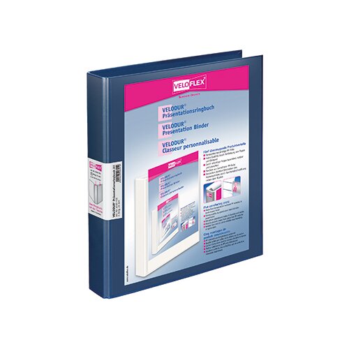 Veloflex Präsentationsringbuch VELODUR® 40 mm DIN A4 4 Ringe, D-Mechanik