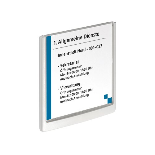DURABLE Türschild CLICK SIGN 172 x 172 mm (B x H)