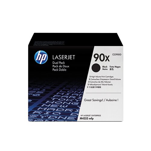 HP Toner 90X schwarz 2 St./Pack.