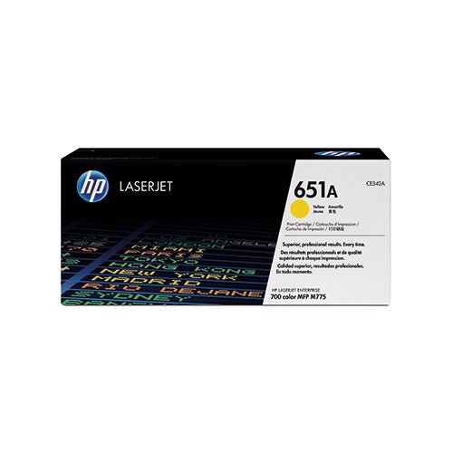 HP Toner 651A gelb