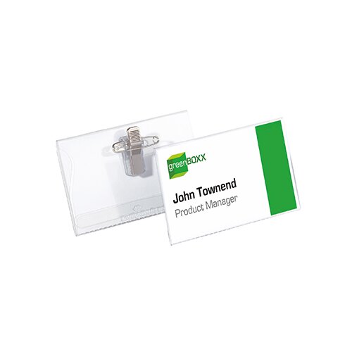 DURABLE Namensschild 90 x 54 mm (B x H) 50 St./Pack.