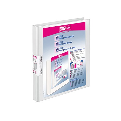 Veloflex Präsentationsringbuch VELODUR® 20 mm DIN A4 4 Ringe, Rundmechanik