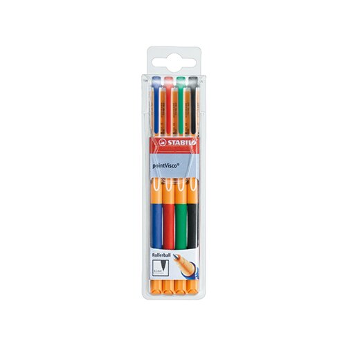 STABILO® Gelschreiber pointVisco® 4 St./Pack.