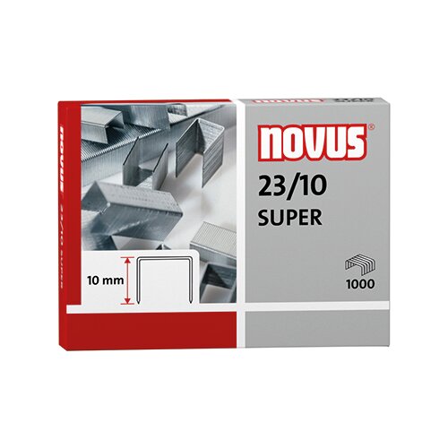 NOVUS Heftklammer 23/10 SUPER