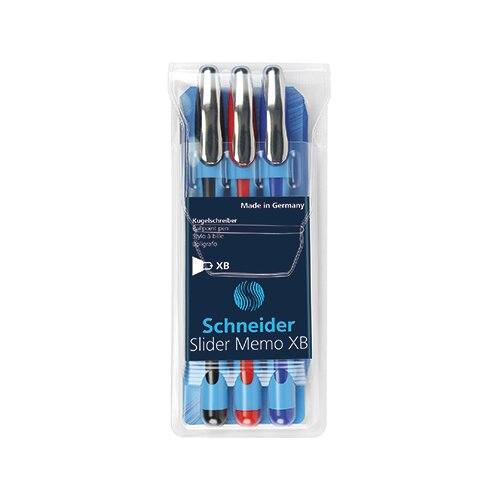Schneider Kugelschreiber Slider Memo XB 3 St./Pack.