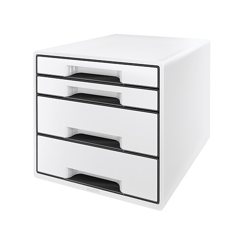 Leitz Schubladenbox CUBE 4 Schubladen weiß