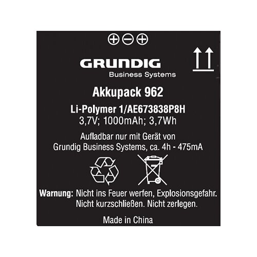 Grundig Akku 962
