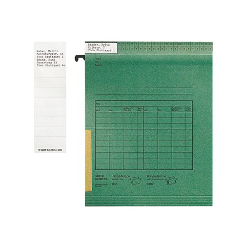 Leitz Beschriftungsschild ALPHA® 100 St./Pack.