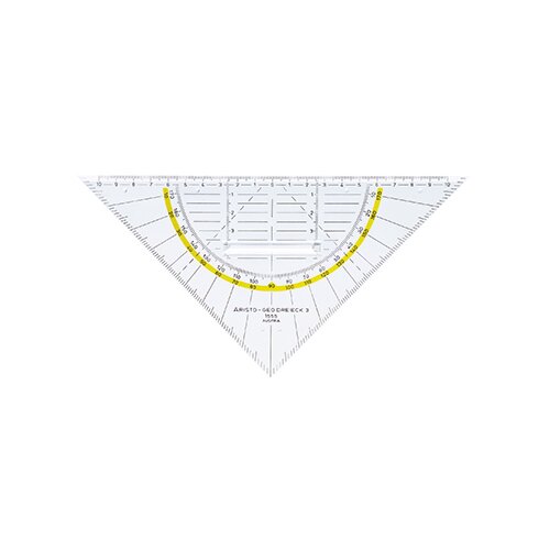 Aristo Geometriedreieck mit Griff