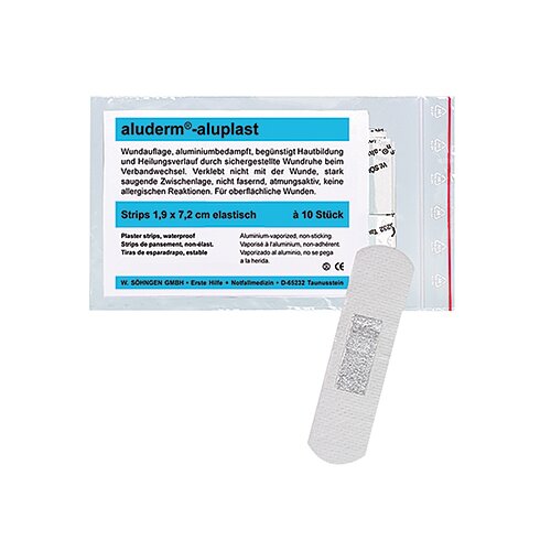 aluderm® Pflaster aluplast 1,9 x 7,2 cm (B x L) elastisch