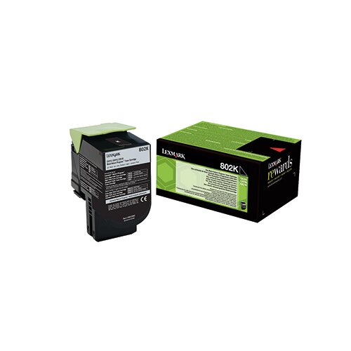 Lexmark Toner 802K schwarz